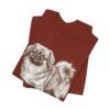 Pekingese Mom Shirt, Vintage Dog Sketch Tee, Dog Mom Gift