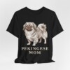 Pekingese Mom Shirt, Vintage Dog Sketch Tee, Dog Mom Gift