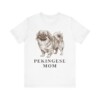 Pekingese Mom Shirt, Vintage Dog Sketch Tee, Dog Mom Gift