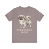 Pekingese Mom Shirt, Vintage Dog Sketch Tee, Dog Mom Gift