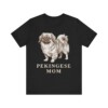 Pekingese Mom Shirt, Vintage Dog Sketch Tee, Dog Mom Gift