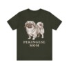 Pekingese Mom Shirt, Vintage Dog Sketch Tee, Dog Mom Gift