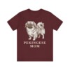 Pekingese Mom Shirt, Vintage Dog Sketch Tee, Dog Mom Gift