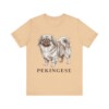 Pekingese Shirt, Vintage Dog Sketch Tee, Dog Lover Gift
