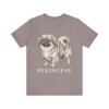 Pekingese Shirt, Vintage Dog Sketch Tee, Dog Lover Gift