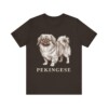 Pekingese Shirt, Vintage Dog Sketch Tee, Dog Lover Gift