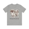 Pekingese Shirt, Vintage Dog Sketch Tee, Dog Lover Gift