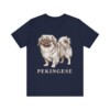 Pekingese Shirt, Vintage Dog Sketch Tee, Dog Lover Gift