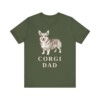 Pembroke Welsh Corgi Dad Shirt, Vintage Dog Sketch Tee, Dog Dad Gift