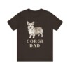 Pembroke Welsh Corgi Dad Shirt, Vintage Dog Sketch Tee, Dog Dad Gift