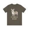 Pembroke Welsh Corgi Dad Shirt, Vintage Dog Sketch Tee, Dog Dad Gift