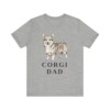 Pembroke Welsh Corgi Dad Shirt, Vintage Dog Sketch Tee, Dog Dad Gift