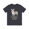 Pembroke Welsh Corgi Dad Shirt, Vintage Dog Sketch Tee, Dog Dad Gift