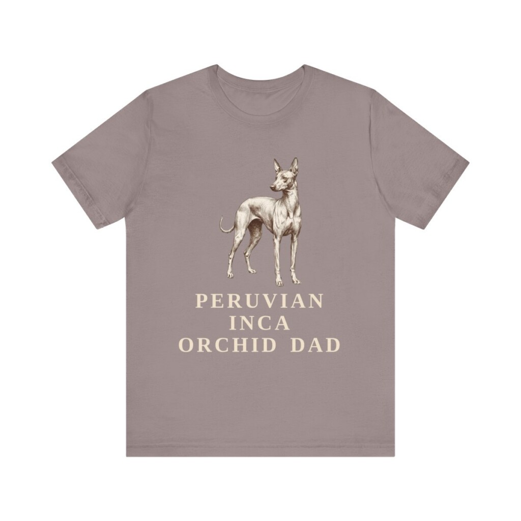 Peruvian Inca Orchid Dad Shirt, Vintage Dog Sketch Tee, Dog Dad Gift