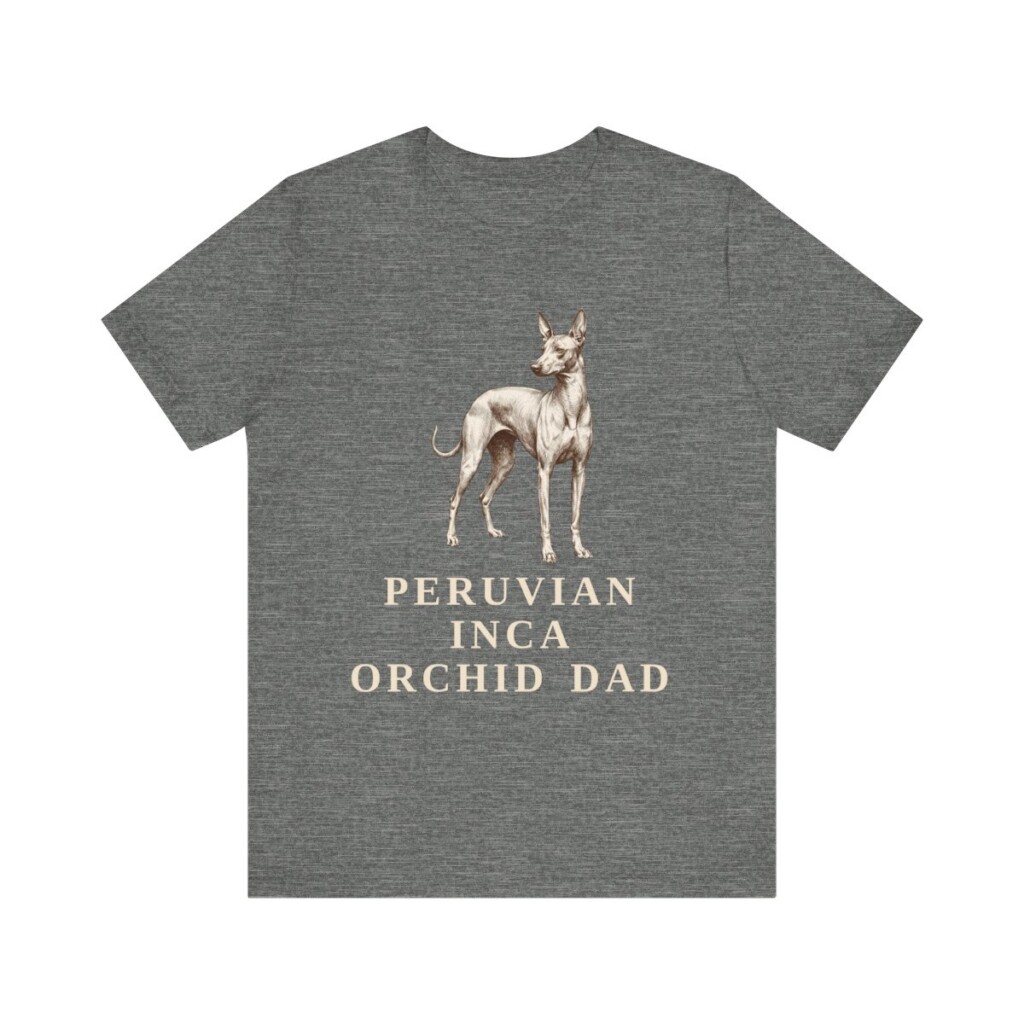 Peruvian Inca Orchid Dad Shirt, Vintage Dog Sketch Tee, Dog Dad Gift