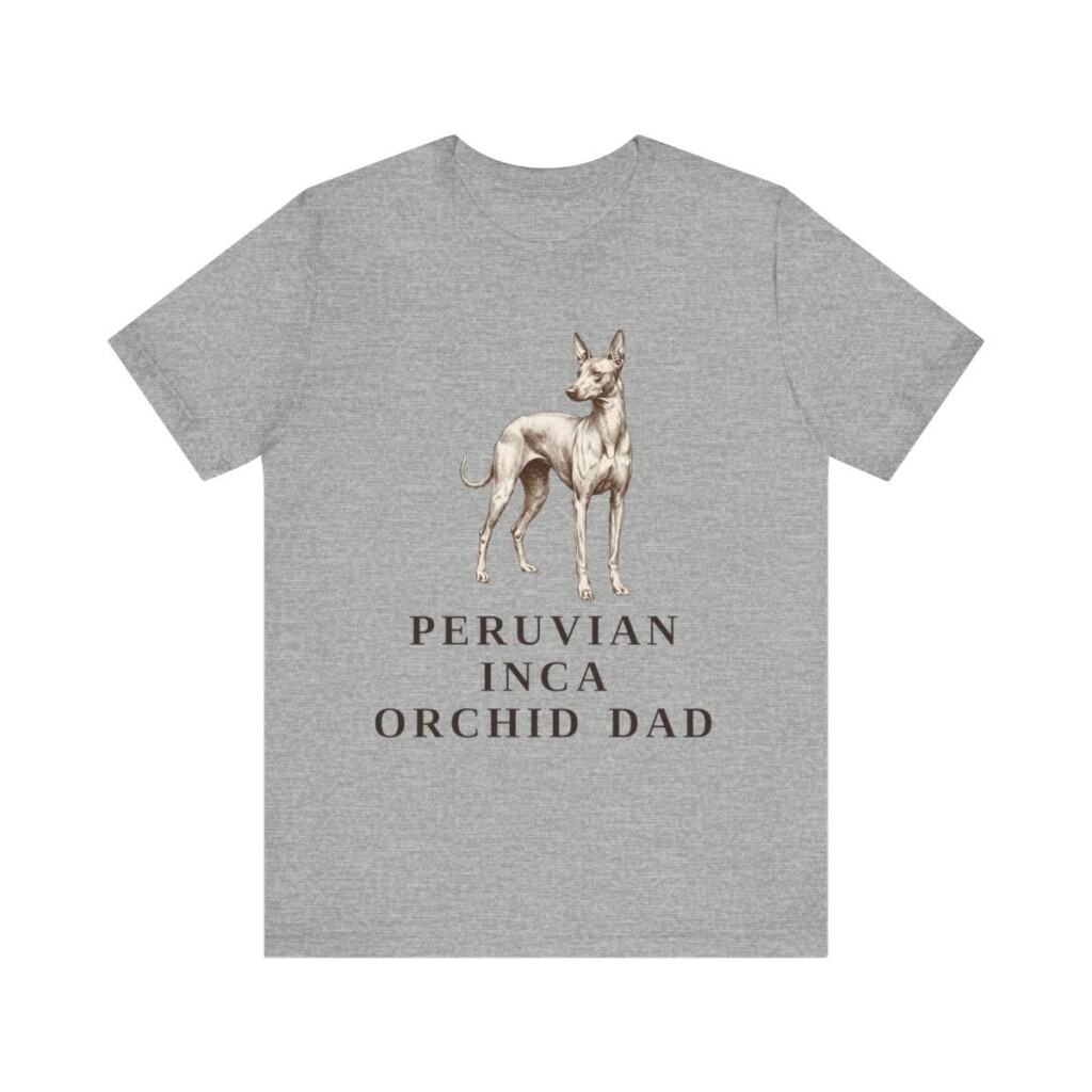 Peruvian Inca Orchid Dad Shirt, Vintage Dog Sketch Tee, Dog Dad Gift