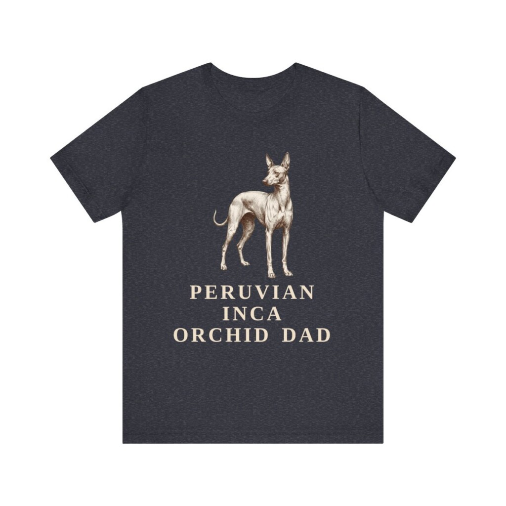 Peruvian Inca Orchid Dad Shirt, Vintage Dog Sketch Tee, Dog Dad Gift