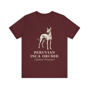 Peruvian Inca Orchid Latin Shirt, Vintage Dog Sketch Tee, Dog Latin Gift