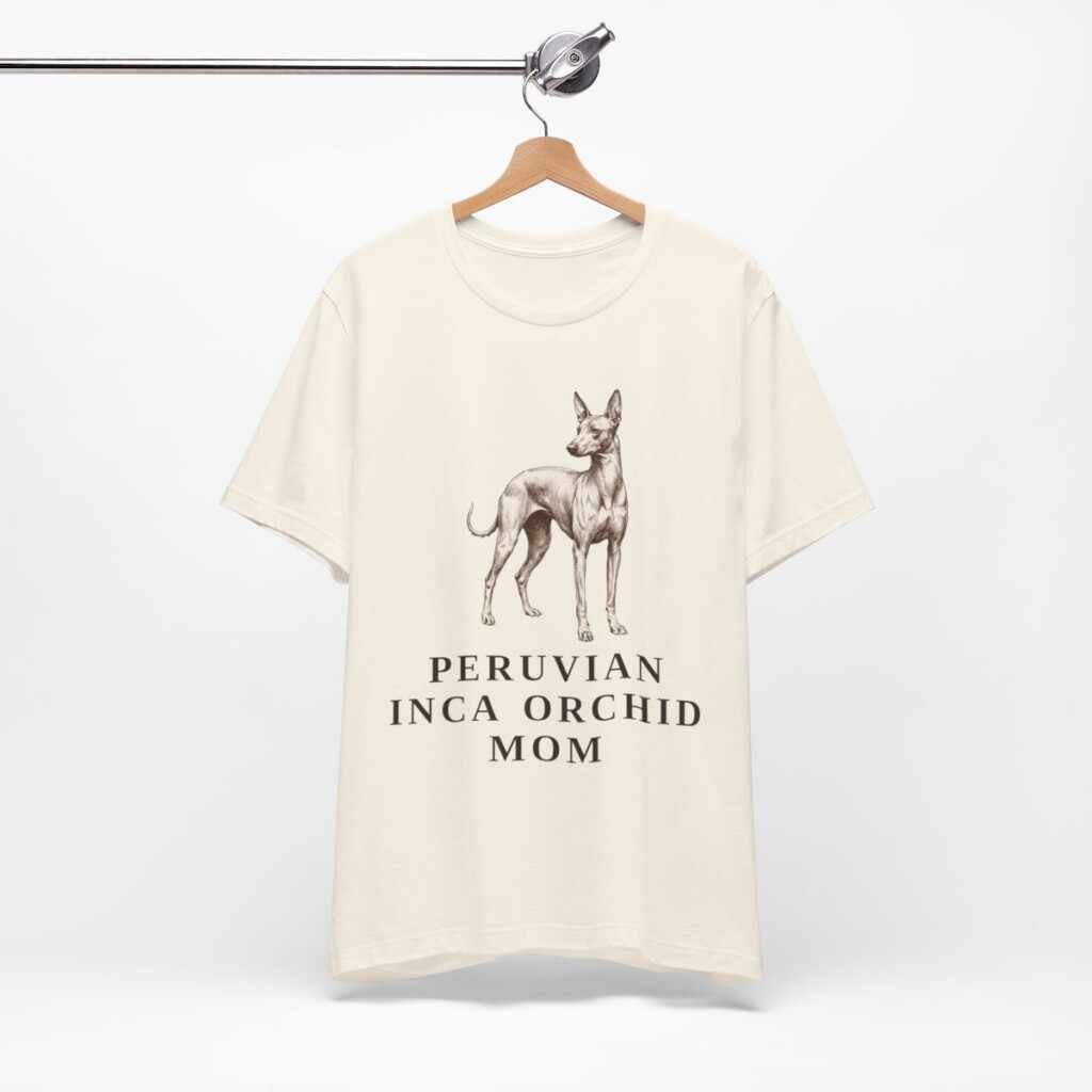 Peruvian Inca Orchid Mom Shirt, Vintage Dog Sketch Tee, Dog Mom Gift