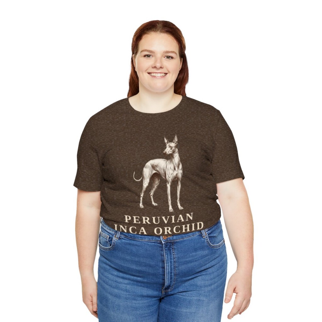 Peruvian Inca Orchid Mom Shirt, Vintage Dog Sketch Tee, Dog Mom Gift