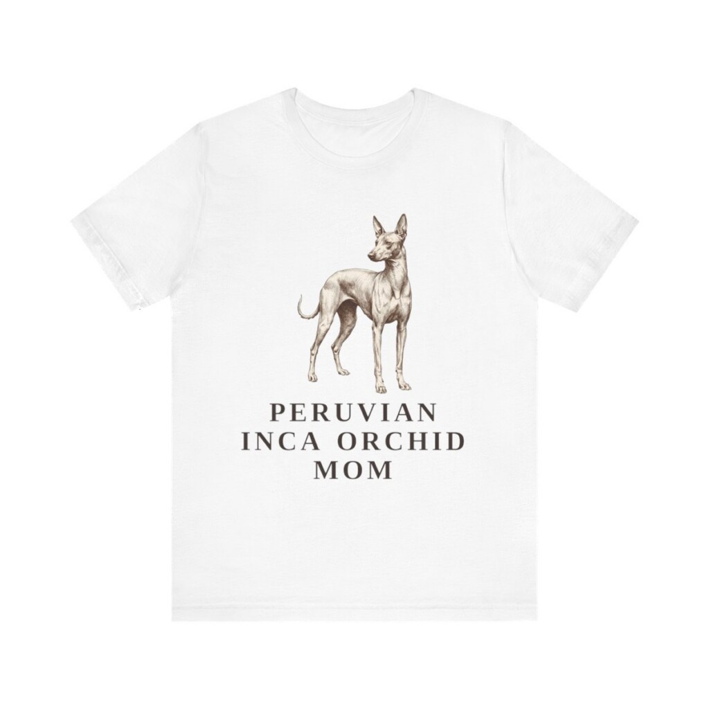 Peruvian Inca Orchid Mom Shirt, Vintage Dog Sketch Tee, Dog Mom Gift