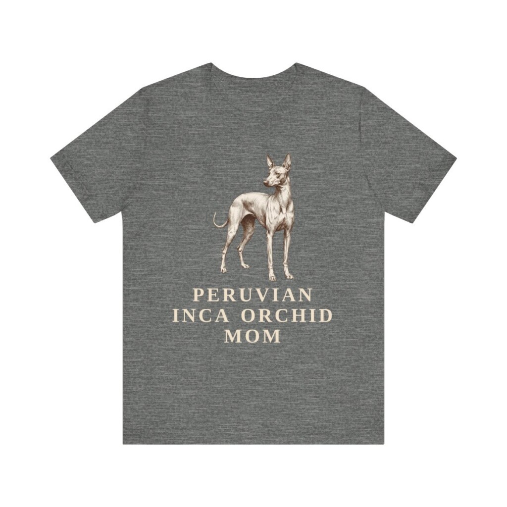 Peruvian Inca Orchid Mom Shirt, Vintage Dog Sketch Tee, Dog Mom Gift