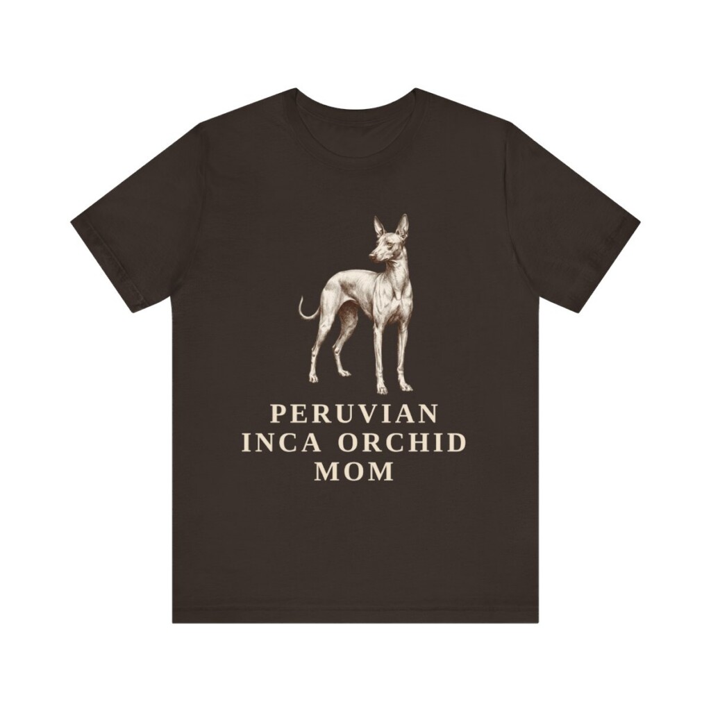 Peruvian Inca Orchid Mom Shirt, Vintage Dog Sketch Tee, Dog Mom Gift