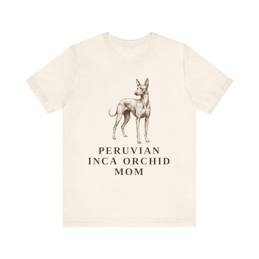 Peruvian Inca Orchid Mom Shirt, Vintage Dog Sketch Tee, Dog Mom Gift