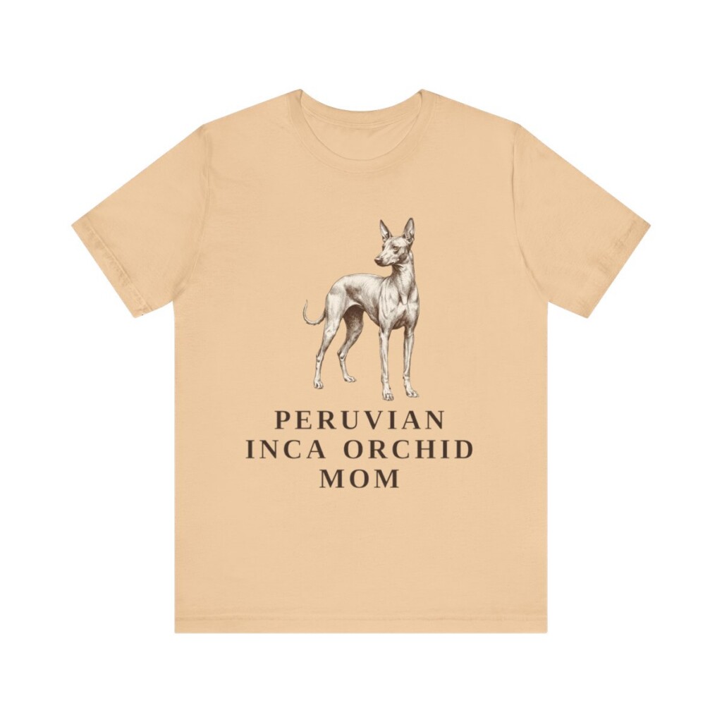Peruvian Inca Orchid Mom Shirt, Vintage Dog Sketch Tee, Dog Mom Gift