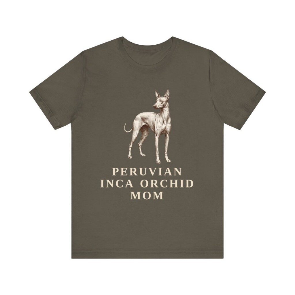Peruvian Inca Orchid Mom Shirt, Vintage Dog Sketch Tee, Dog Mom Gift