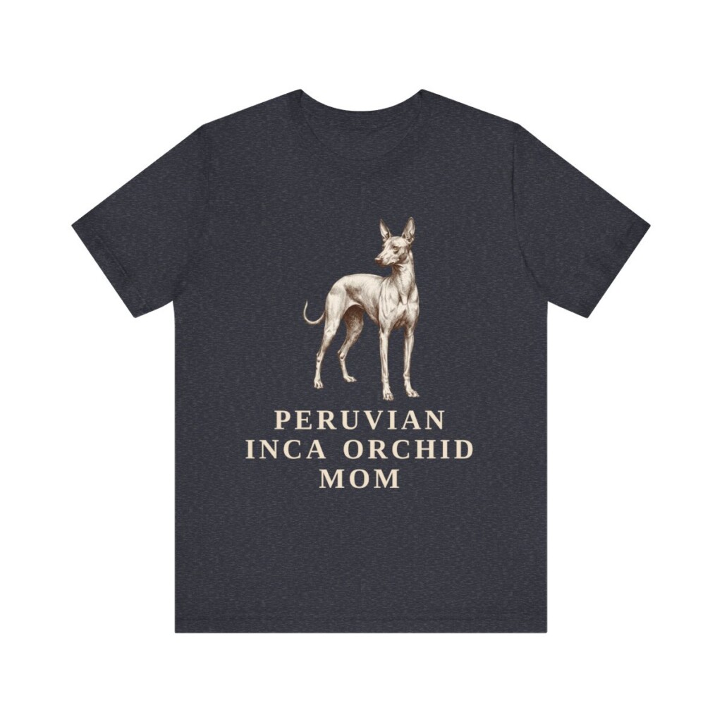 Peruvian Inca Orchid Mom Shirt, Vintage Dog Sketch Tee, Dog Mom Gift