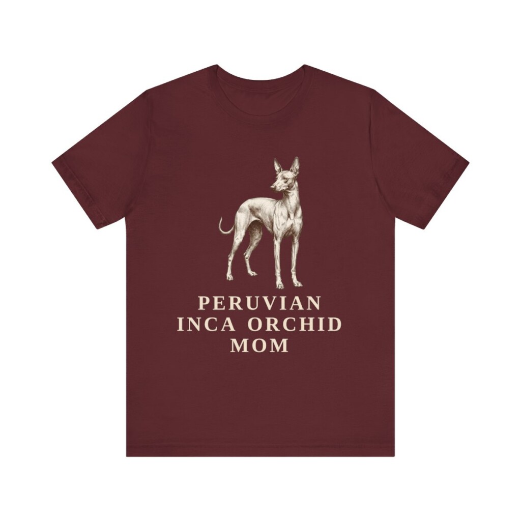 Peruvian Inca Orchid Mom Shirt, Vintage Dog Sketch Tee, Dog Mom Gift