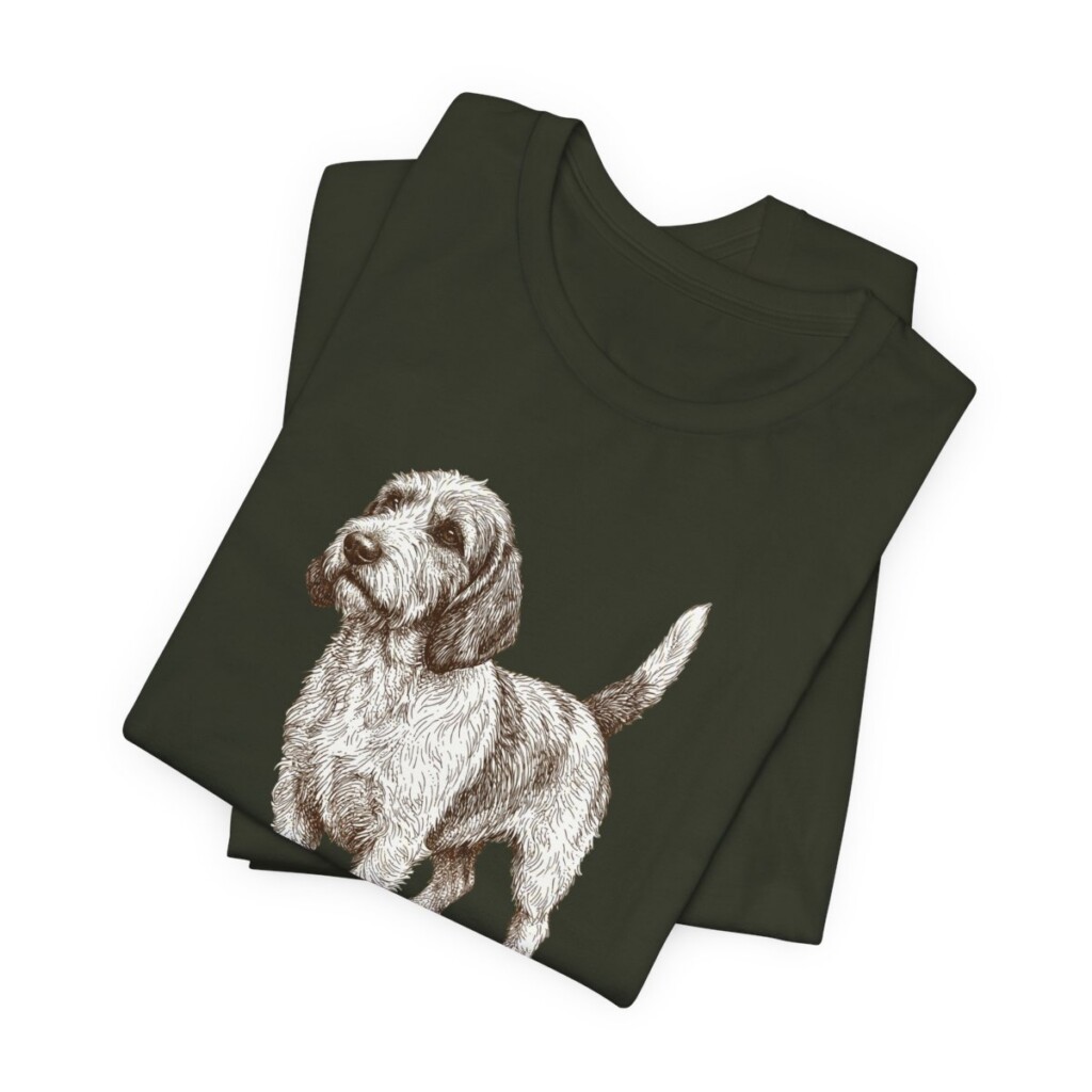 Petit Basset Griffon Vendeen Mom Shirt, Vintage Dog Sketch Tee, Dog Mom Gift