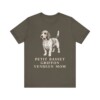 Petit Basset Griffon Vendeen Mom Shirt, Vintage Dog Sketch Tee, Dog Mom Gift