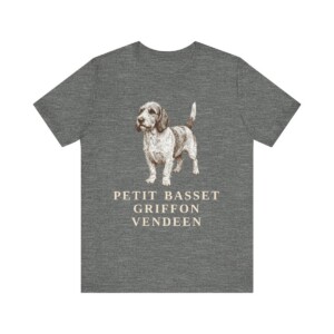 Petit Basset Griffon Vendeen Shirt, Vintage Dog Sketch Tee, Dog Lover Gift