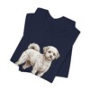 Pomapoo Dad Shirt, Vintage Dog Sketch Tee, Dog Dad Gift