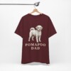 Pomapoo Dad Shirt, Vintage Dog Sketch Tee, Dog Dad Gift