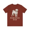 Pomapoo Dad Shirt, Vintage Dog Sketch Tee, Dog Dad Gift