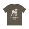 Pomapoo Dad Shirt, Vintage Dog Sketch Tee, Dog Dad Gift