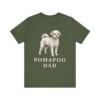 Pomapoo Dad Shirt, Vintage Dog Sketch Tee, Dog Dad Gift