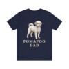 Pomapoo Dad Shirt, Vintage Dog Sketch Tee, Dog Dad Gift