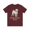 Pomapoo Dad Shirt, Vintage Dog Sketch Tee, Dog Dad Gift