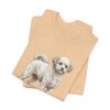 Pomapoo Humor Shirt, Vintage Dog Sketch Tee, Dog Humor Gift