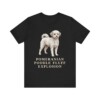 Pomapoo Humor Shirt, Vintage Dog Sketch Tee, Dog Humor Gift