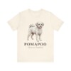 Pomapoo Latin Shirt, Vintage Dog Sketch Tee, Dog Latin Gift