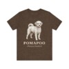 Pomapoo Latin Shirt, Vintage Dog Sketch Tee, Dog Latin Gift