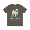 Pomapoo Latin Shirt, Vintage Dog Sketch Tee, Dog Latin Gift