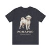 Pomapoo Latin Shirt, Vintage Dog Sketch Tee, Dog Latin Gift