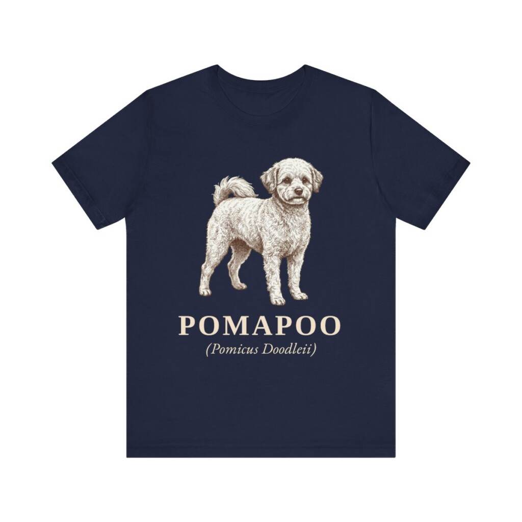 Pomapoo Latin Shirt, Vintage Dog Sketch Tee, Dog Latin Gift