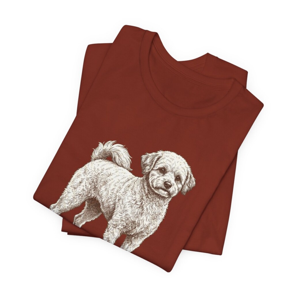 Pomapoo Mom Shirt, Vintage Dog Sketch Tee, Dog Mom Gift